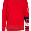 Sportalm Pullover Im Materialmix rot
