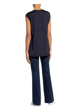 Sportalm T-Shirt Im Materialmix blau
