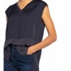 Sportalm T-Shirt Im Materialmix blau