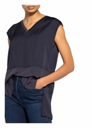 Sportalm T-Shirt Im Materialmix blau