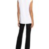 Sportalm T-Shirt Im Materialmix weiss