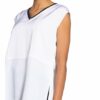 Sportalm T-Shirt Im Materialmix weiss