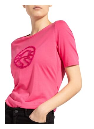 Sportalm T-Shirt Mit Paillettenbesatz pink