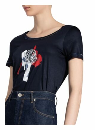 Sportalm T-Shirt Mit Schmucksteinbesatz blau