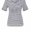 Sportalm T-Shirt Mit Schmucksteinbesatz weiss