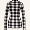 Sportmax Rollkragenpullover Blanc Mit Cashmere schwarz