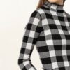Sportmax Rollkragenpullover Blanc Mit Cashmere schwarz