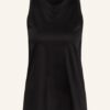 Sportmax Top Velia Mit Schmucksteinbesatz schwarz