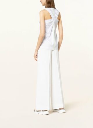 Sportmax Top Velia Mit Schmucksteinbesatz weiss