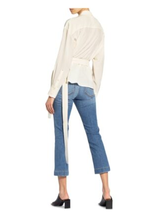 Sportmax Wickelbluse Cachi Aus Seide weiss