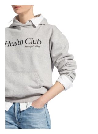 Sporty & Rich Hoodie grau