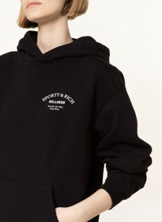 Sporty & Rich Hoodie schwarz