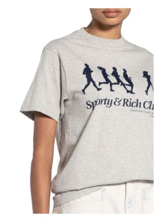 Sporty & Rich T-Shirt grau