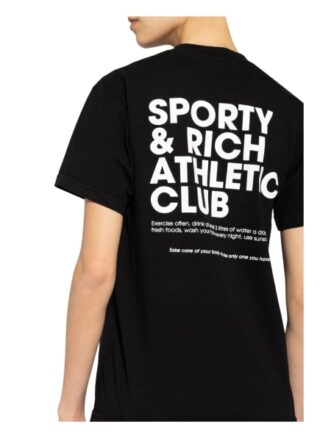 Sporty & Rich T-Shirt schwarz
