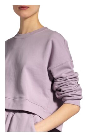 Staud Cropped-Sweatshirt violett