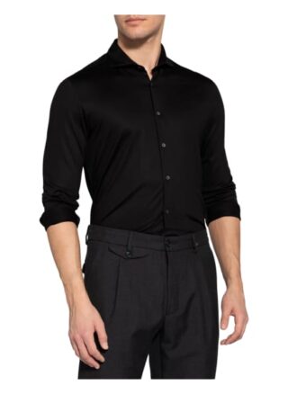 Stefan Brandt Otis Casual-Hemd Herren, Schwarz