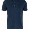 Stefan Brandt Jersey-Poloshirt Aus Leinen blau