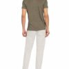 Stefan Brandt Jersey-Poloshirt Aus Leinen gruen