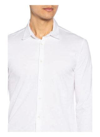 Stefan Brandt Jerseyhemd Otis Regular Fit weiss