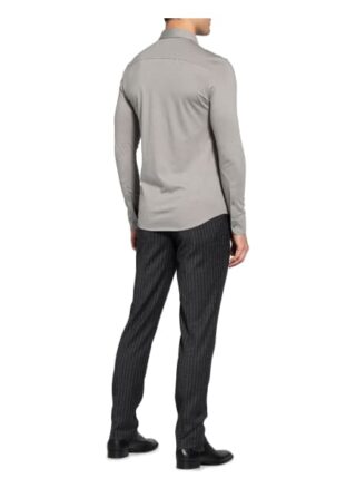 Stefan Brandt Jerseyhemd Otis Slim Fit grau
