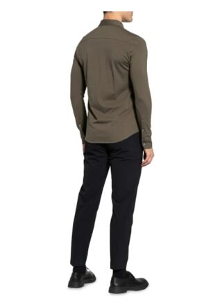 Stefan Brandt Jerseyhemd Otis Slim Fit gruen