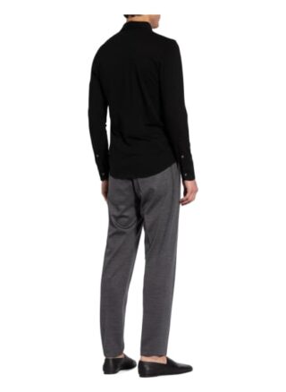 Stefan Brandt Jerseyhemd Otis Slim Fit schwarz