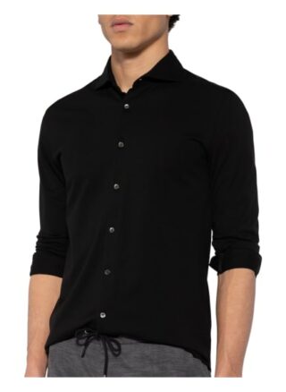 Stefan Brandt Jerseyhemd Otis Slim Fit schwarz