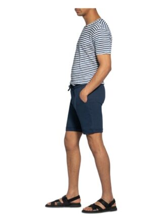 Stefan Brandt Leinenshorts Jon blau