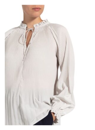Steffen Schraut Blusenshirt Mit Plisseefalten grau