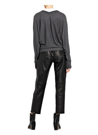 Steffen Schraut Pullover Mit Schmucksteinbesatz grau