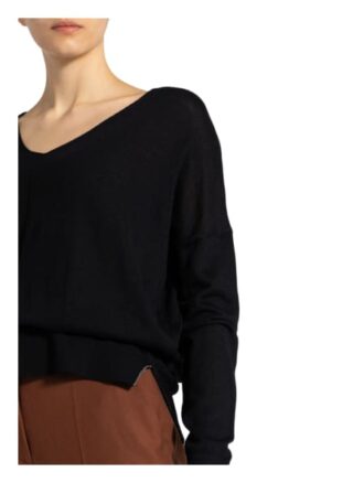 Steffen Schraut Pullover Mit Schmucksteinbesatz schwarz