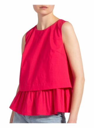 Steffen Schraut Top Mit Rüschenbesatz pink