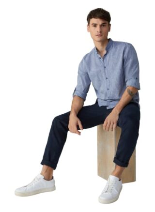 Strellson Conell Casual-Hemd Herren, Blau