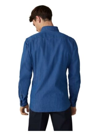 Strellson Core Casual-Hemd Herren, Blau