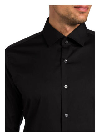 Strellson Hemd Santos Slim Fit schwarz