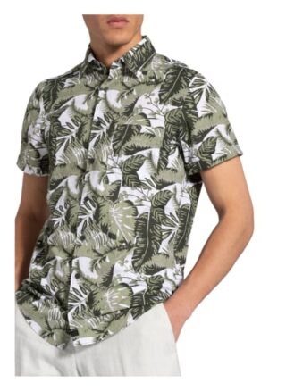 Strellson Kurzarm-Hemd Corvin Regular Fit gruen