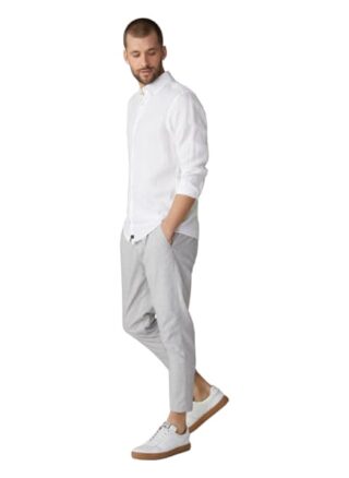 Strellson Leinenhemd Core weiss