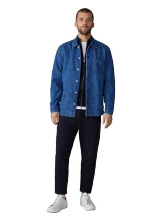 Strellson Strick/Strickjacke Aron blau