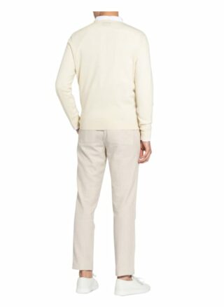 STROKESMAN'S Cashmere-Pullover Herren, Weiß