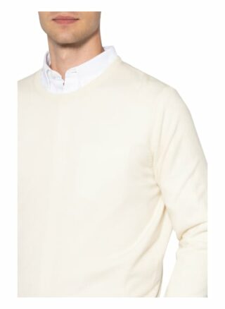 STROKESMAN'S Cashmere-Pullover Herren, Weiß