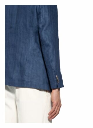 Strokesman's Leinensakko Slim Fit blau