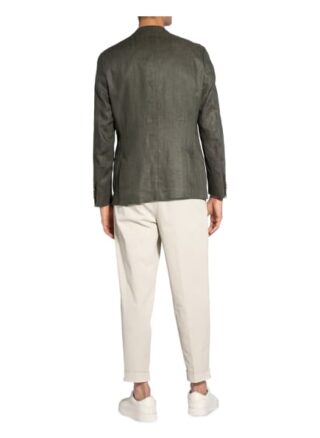 Strokesman's Leinensakko Slim Fit gruen