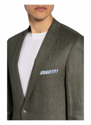 Strokesman's Leinensakko Slim Fit gruen