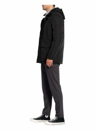 STROKESMAN'S Parka Herren, Schwarz