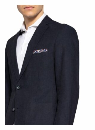 Strokesman's Sakko Extra Slim Fit Mit Leinen blau