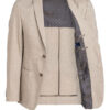 Strokesman's Sakko Regular Fit Mit Leinen beige