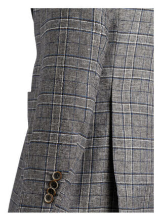Strokesman's Sakko Regular Fit Mit Leinen grau