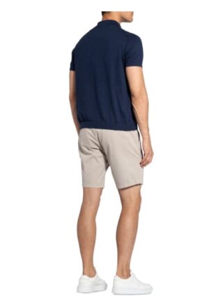 Strokesman's Strick-Poloshirt blau