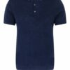 Strokesman's Strick-Poloshirt blau