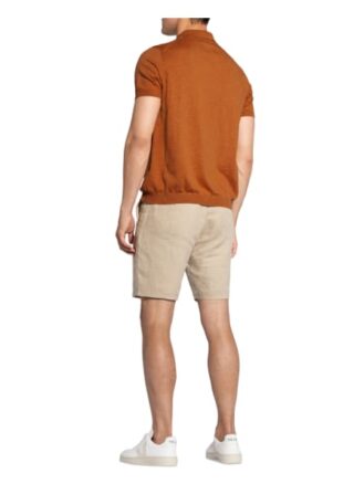 Strokesman's Strick-Poloshirt braun